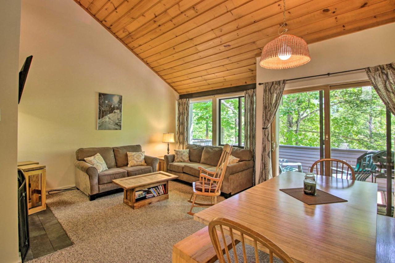 Village Of Loon Mtn Condo With Fireplace And Balcony! 林肯 外观 照片