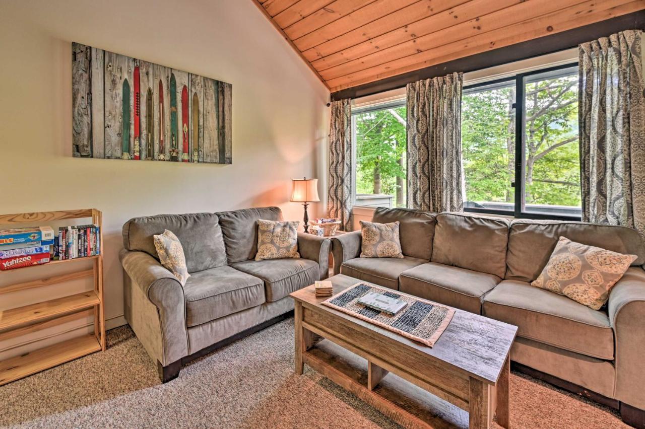Village Of Loon Mtn Condo With Fireplace And Balcony! 林肯 外观 照片