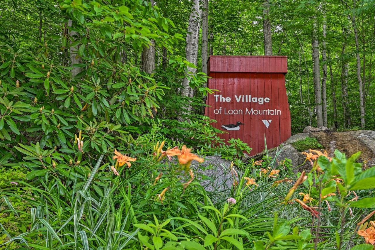 Village Of Loon Mtn Condo With Fireplace And Balcony! 林肯 外观 照片
