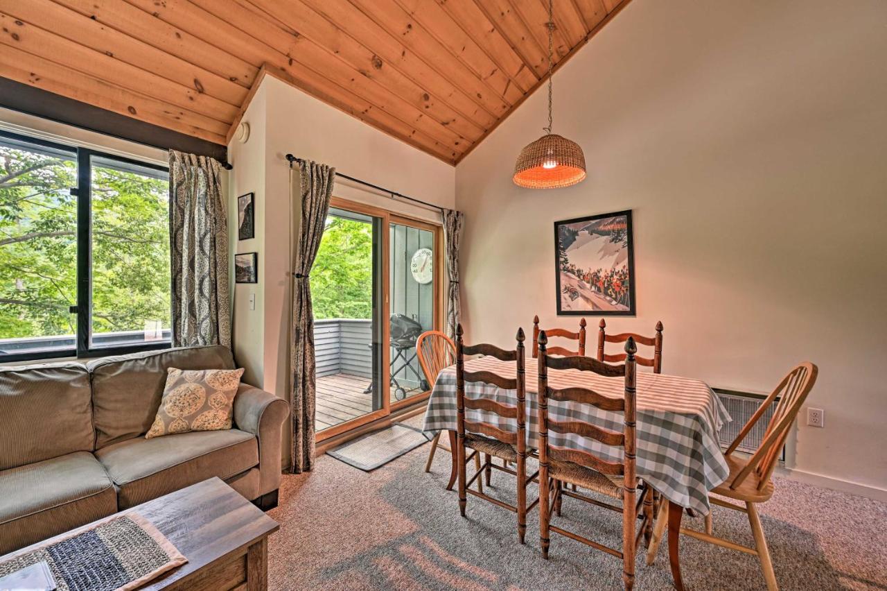 Village Of Loon Mtn Condo With Fireplace And Balcony! 林肯 外观 照片