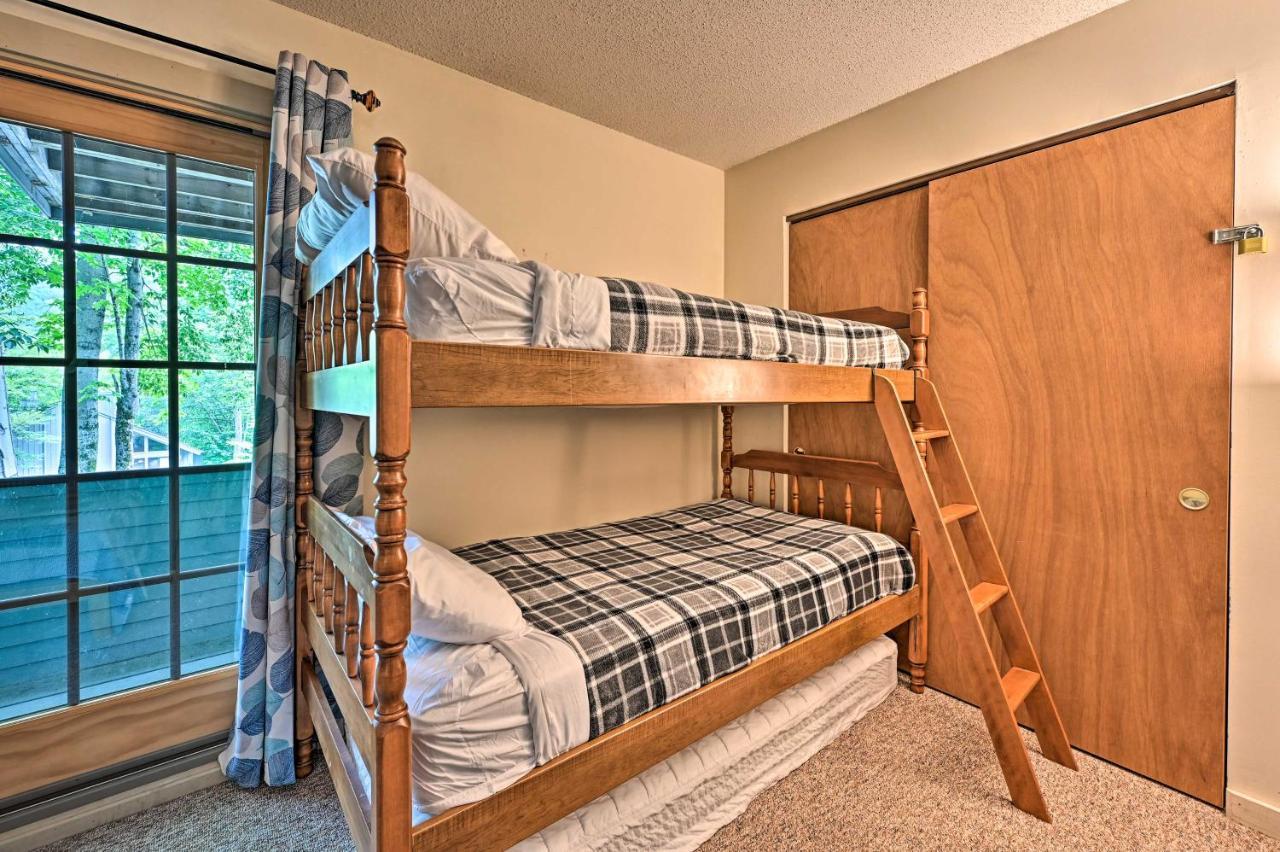 Village Of Loon Mtn Condo With Fireplace And Balcony! 林肯 外观 照片